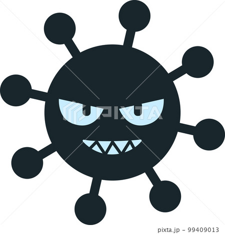 ウイルスのかわいいキャラクターイラスト 99409013