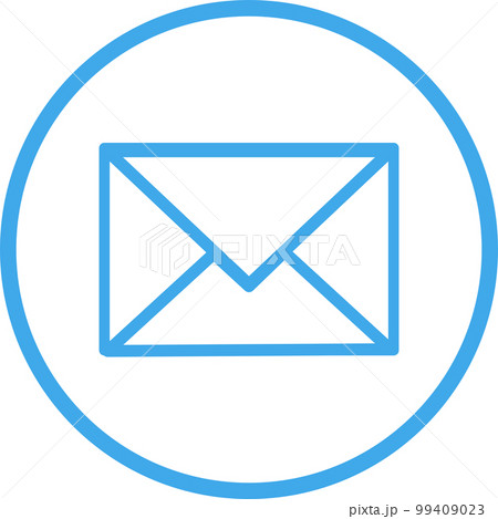 未開封の手紙のアイコンイラスト 未開封の手紙のアイコンイラスト 99409023