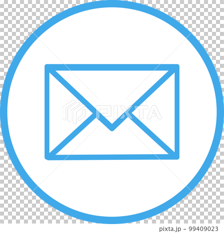 未開封の手紙のアイコンイラスト 未開封の手紙のアイコンイラスト 99409023