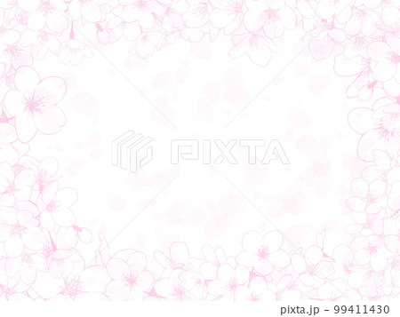 桜 背景 フレーム 桜 背景 フレーム 99411430