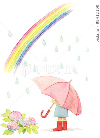 NEW雨上がりの虹 虹色 紫陽花 花かんむり ブレスレット アレルギー対応