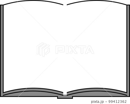 本の形をしたフレーム 本の形をしたフレーム 99412362