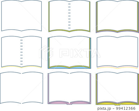 本の形をしたフレームのセット 99412366
