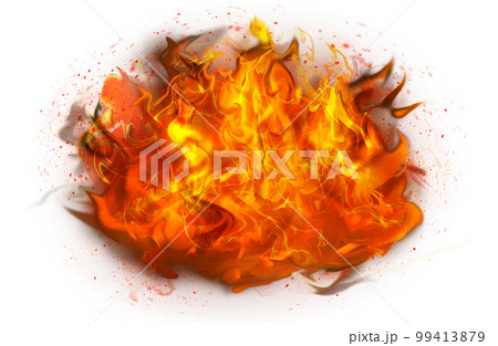 Fire flame on transparent background 99413879
