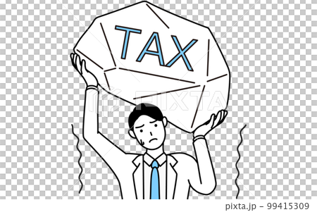 A male doctor wearing a white coat suffering from tax increase A male doctor wearing a white coat suffering from tax increase 99415309