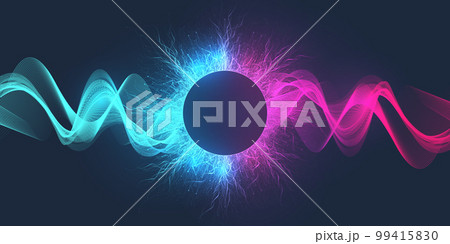 Virtual global internet connection metaverse with a new experience in metaverse virtual reality technology. Metaverse digital world smart futuristic interface technology background, illustration 99415830