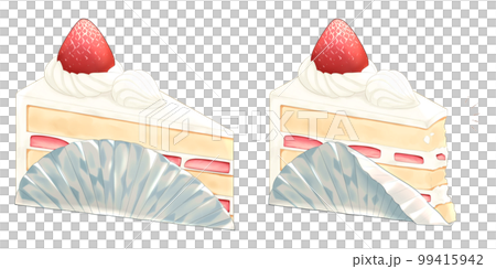 Illustration of delicious shortcake 99415942