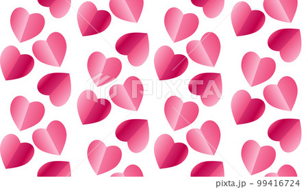 Cute modern  hearts seamless pattern, 99416724
