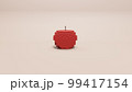 3DCG 赤いブロックおもちゃ風のリンゴ 99417154