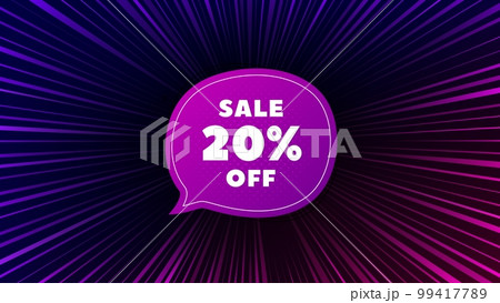 Sunburst ray beam banner. Sale 20 percent off bubble banner. Discount sticker shape. Coupon badge icon. Offer explosion background. Sun burst ray effect. Sale bubble badge. Vector Sunburst ray beam banner. Sale 20 percent off bubble banner. Discount sticker shape. Coupon badge icon. Offer explosion background. Sun burst ray effect. Sale bubble badge. Vector 99417789