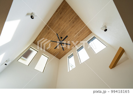 シーリングファン　吹き抜け 99418165