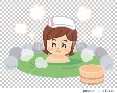 女性露天溫泉 99419359