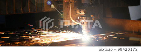 CNC Laser cutting of metal and modern industrial technologies CNC Laser cutting of metal and modern industrial technologies 99420175
