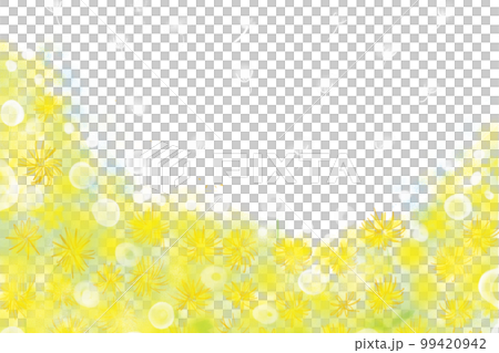 タンポポの花畑 タンポポの花畑 99420942