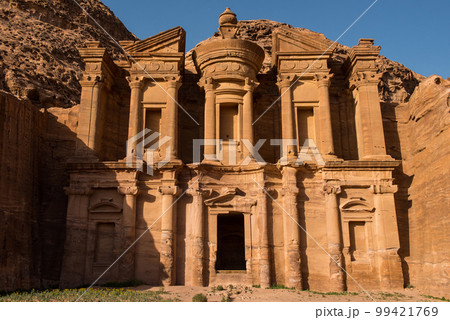 Facade of Monastery. Petra, Jordan Facade of Monastery. Petra, Jordan 99421769