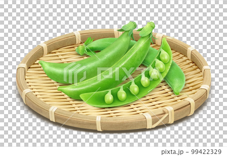 snap peas 小吃豌豆插畫真實 99422329