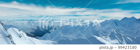 Dolomiten Alps winter view (Austria). Panorama. Dolomiten Alps winter view (Austria). Panorama. 99423180