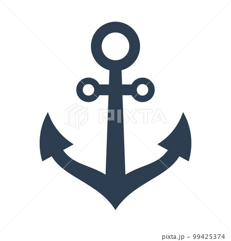 Anchor icon. Marine company logo. Emblem for a ship Anchor icon. Marine company logo. Emblem for a ship 99425374