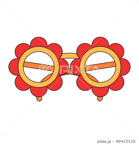Vintage carnival flower shaped glasses 99425520