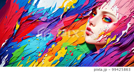 Abstract colorful background Abstract colorful background 99425863