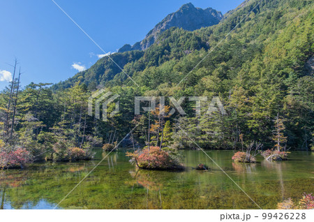 穂高神社の神域 上高地 明神池 穂高神社の神域 上高地 明神池 99426228