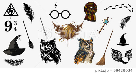 hpDifferent elements for witches and wizards at school of magic 99429034