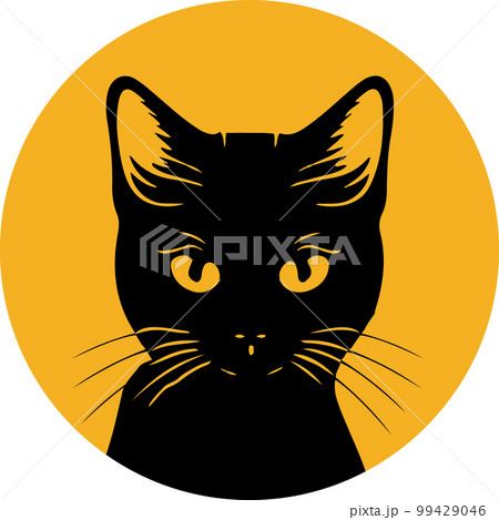 Vector of a cat face design on white background, Pet. Animals. 99429046