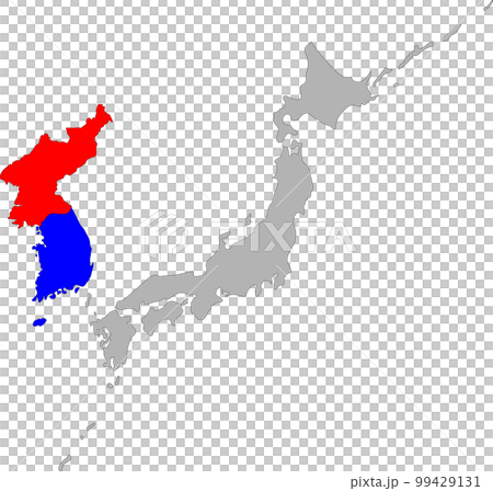 空白地圖日本和朝鮮半島 空白地圖日本和朝鮮半島 99429131