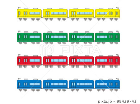 電車のイラストセット 電車のイラストセット 99429743