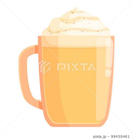 Spice latte drink icon cartoon vector. Fall cup. Food dessert 99430461