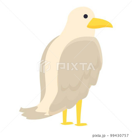 Sky seagull icon cartoon vector. Sea fly. Marine animal 99430757