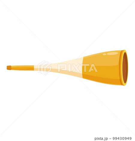 Fan trumpet icon cartoon vector. Soccer horn. Speaker sound Fan trumpet icon cartoon vector. Soccer horn. Speaker sound 99430949