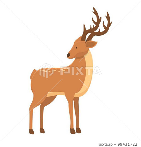 Wild baby icon cartoon vector. Deer animal. Cute animal 99431722