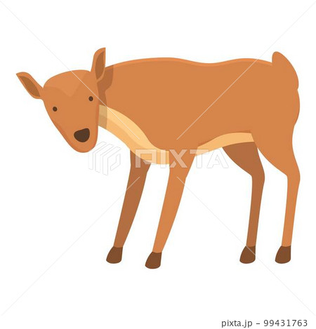 Baby deer icon cartoon vector. Herd animal. Forest animal 99431763