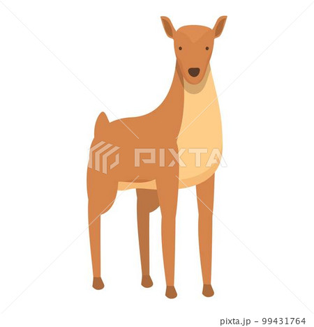 Deer icon cartoon vector. Forest animal. Wild baby 99431764
