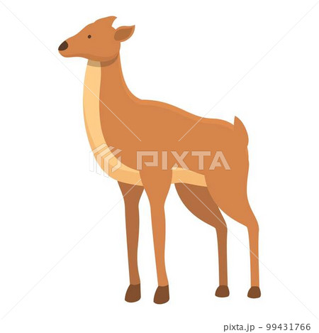 Doe icon cartoon vector. Deer animal. Animal forest 99431766