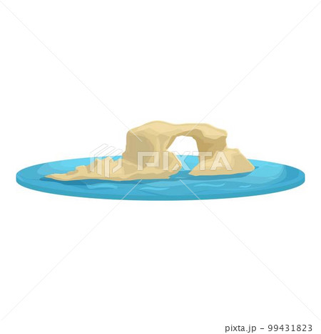Chile sea stones icon cartoon vector. Creative travel. Culture day 99431823