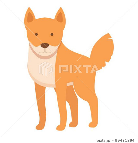 Zoo cute dog icon cartoon vector. Wild nature. Funny mammal 99431894
