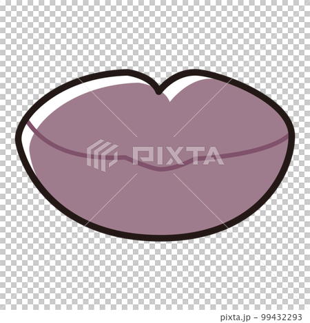Illustration of ruddy lips Illustration of ruddy lips 99432293