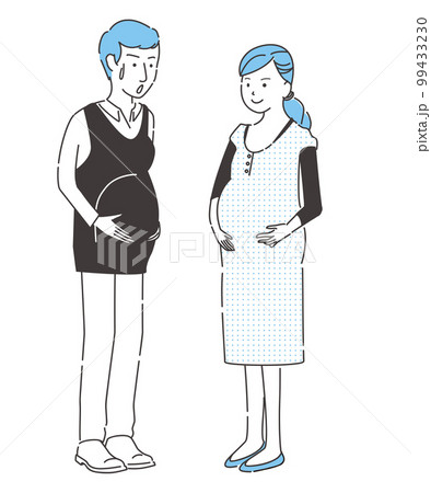 線画人物アイコン　父親教室 99433230