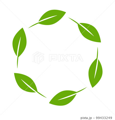 reuse green energy icon vector leaf circular symbol power ecology sustainability concept for graphic design, logo, website, social media, mobile app, UI illustration. 99433249