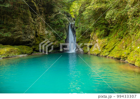 高知県にこ淵の仁淀ブルー 99433307