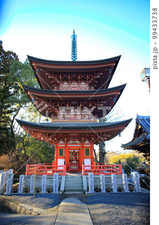布施弁天 三重塔 布施弁天 三重塔 99433738
