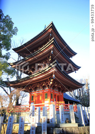 布施弁天 三重塔 布施弁天 三重塔 99433739