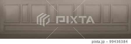 Beige molding wooden wall interior showroom design Beige molding wooden wall interior showroom design 99436384
