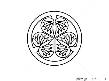 陰徳川家三つ葵 99436881