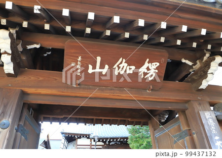 天眼寺（てんげんじ）の山門　東京都台東区谷中一丁目 99437132