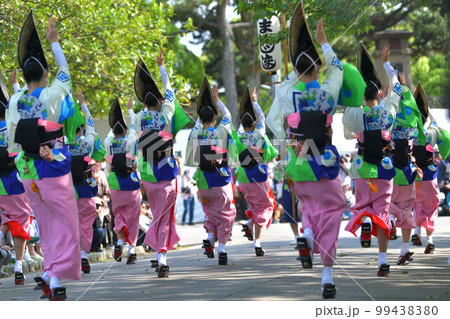 阿波踊り 春の祭典 徳島市 有名連の女踊り 阿波踊り 春の祭典 徳島市 有名連の女踊り 99438380