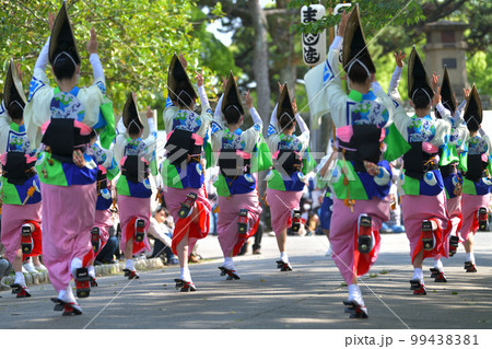 阿波踊り 春の祭典 徳島市 有名連の女踊り 阿波踊り 春の祭典 徳島市 有名連の女踊り 99438381