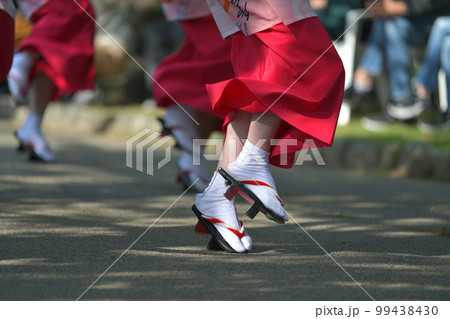 阿波踊り　春の祭典　徳島市　有名連の女踊り　 99438430